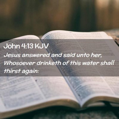 John 4:13 KJV Free Bible Images