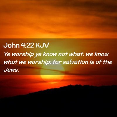 John 4:22 KJV Free Bible Images