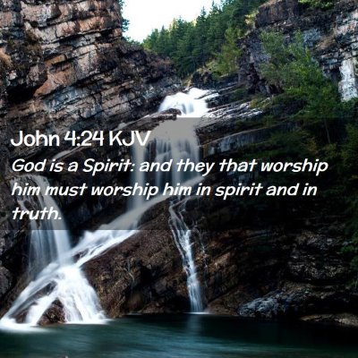 John 4:24 KJV Free Bible Images