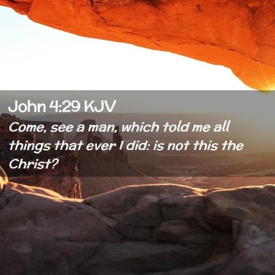 John 4:29 KJV Free Bible Images