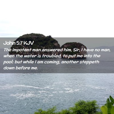 John 5:7 KJV Free Bible Images