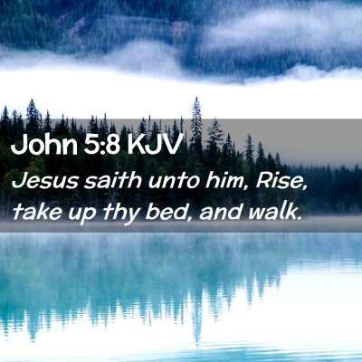 John 5:8 KJV Free Bible Images