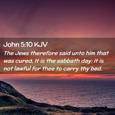 John 5:10 KJV Free Bible Images