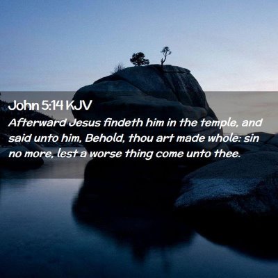 John 5:14 KJV Free Bible Images