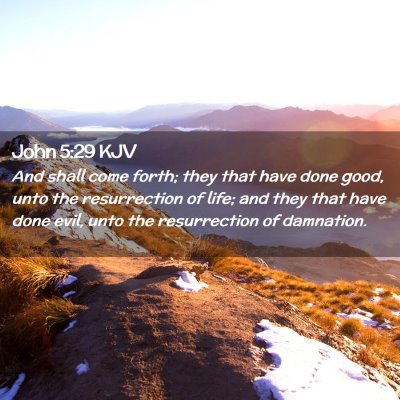 John 5:29 KJV Free Bible Images