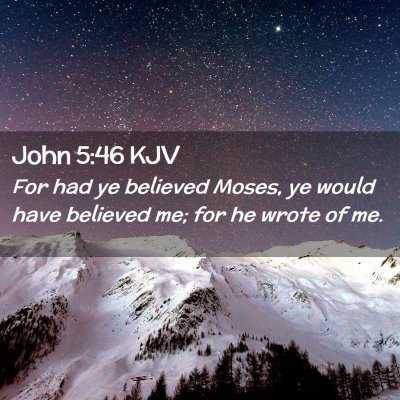 John 5:46 KJV Free Bible Images