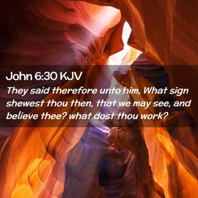 John 6:30 KJV Free Bible Images