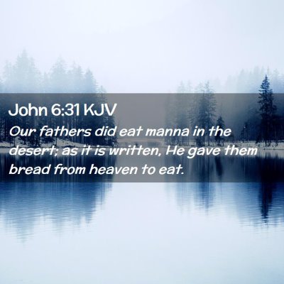 John 6:31 KJV Free Bible Images