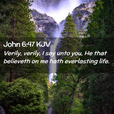 John 6:47 KJV Free Bible Images