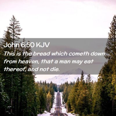 John 6:50 KJV Free Bible Images