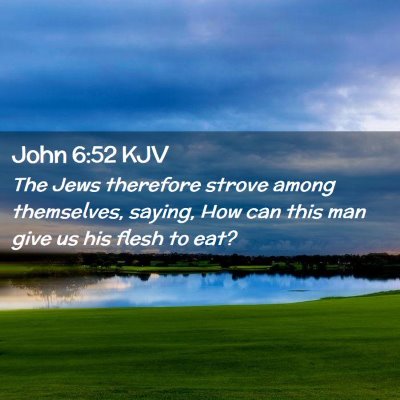 John 6:52 KJV Free Bible Images