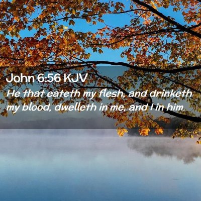 John 6:56 KJV Free Bible Images