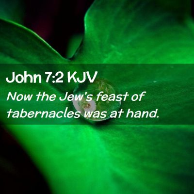 John 7:2 KJV Free Bible Images