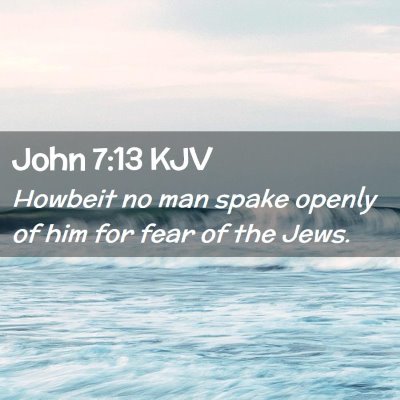 John 7:13 KJV Free Bible Images