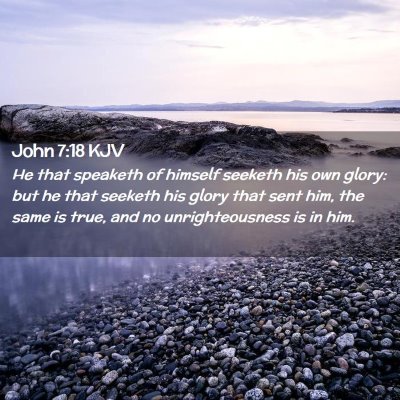 John 7:18 KJV Free Bible Images