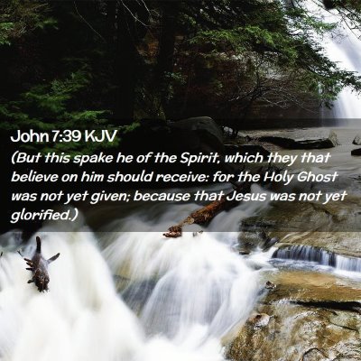 John 7:39 KJV Free Bible Images