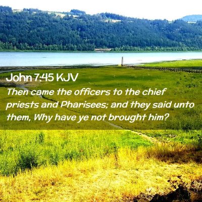 John 7:45 KJV Free Bible Images