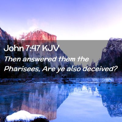 John 7:47 KJV Free Bible Images