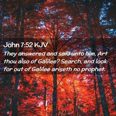 John 7:52 KJV Free Bible Images