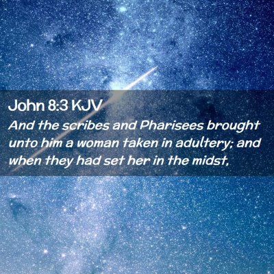 John 8:3 KJV Free Bible Images