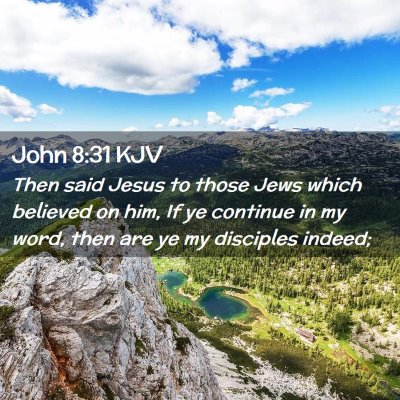 John 8:31 KJV Free Bible Images