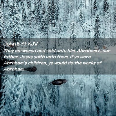 John 8:39 KJV Free Bible Images