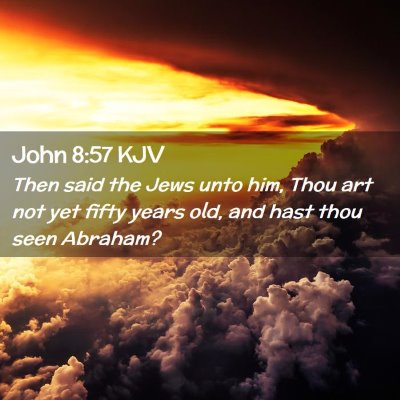 John 8:57 KJV Free Bible Images