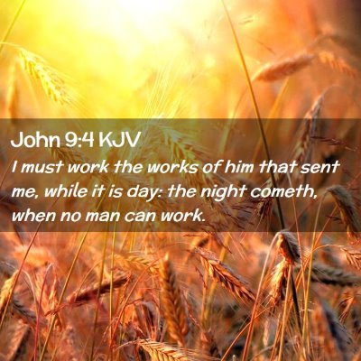 John 9:4 KJV Free Bible Images