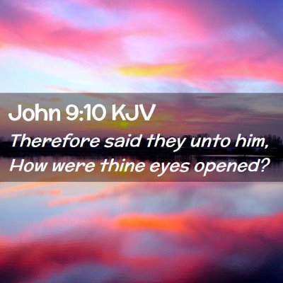 John 9:10 KJV Free Bible Images