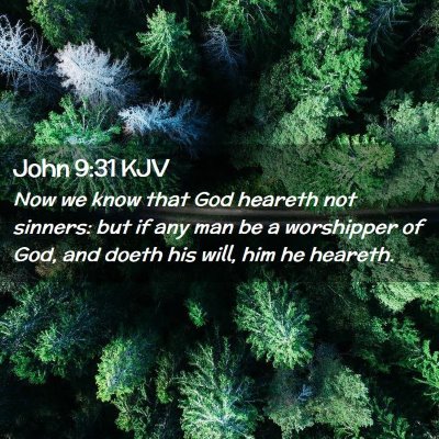 John 9:31 KJV Free Bible Images