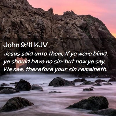 John 9:41 KJV Free Bible Images