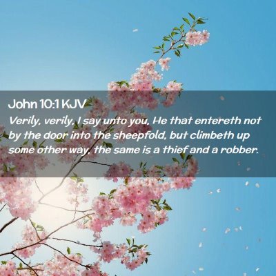 John 10:1 KJV Free Bible Images