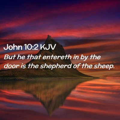 John 10:2 KJV Free Bible Images