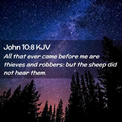 John 10:8 KJV Free Bible Images