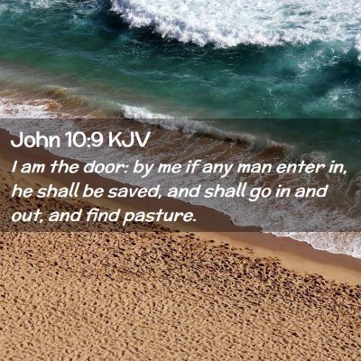 John 10:9 KJV Free Bible Images