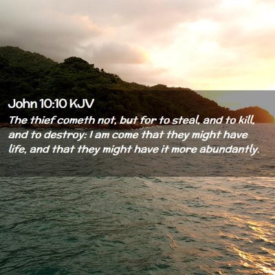 John 10:10 KJV Free Bible Images