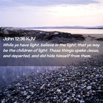 John 12:36 KJV Free Bible Images