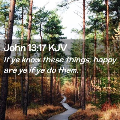 John 13:17 KJV Free Bible Images