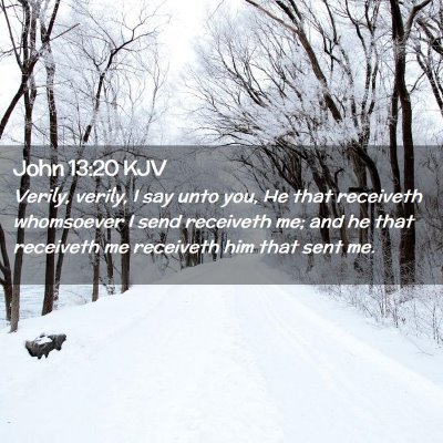 John 13:20 KJV Free Bible Images