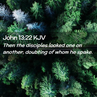 John 13:22 KJV Free Bible Images