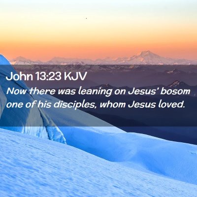 John 13:23 KJV Free Bible Images