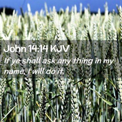 John 14:14 KJV Free Bible Images