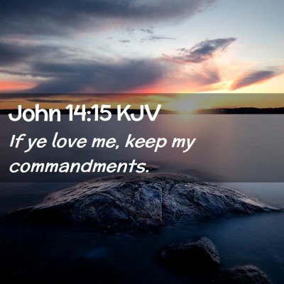 John 14:15 KJV Free Bible Images