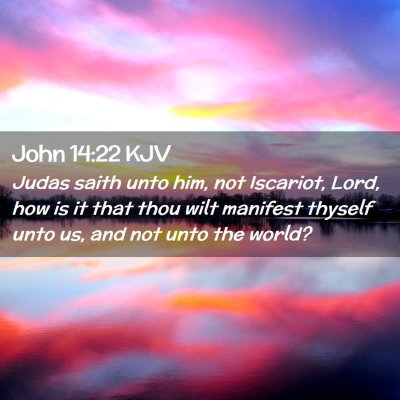 John 14:22 KJV Free Bible Images