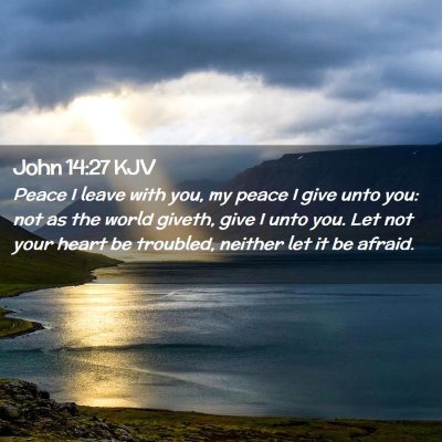 John 14:27 KJV Free Bible Images