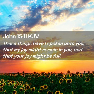 John 15:11 KJV Free Bible Images