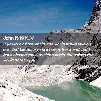 John 15:19 KJV Free Bible Images