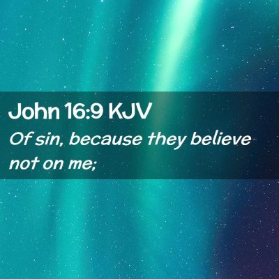 John 16:9 KJV Free Bible Images