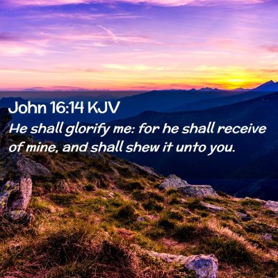 John 16:14 KJV Free Bible Images