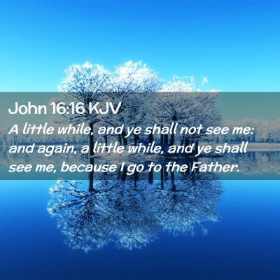 John 16:16 KJV Free Bible Images